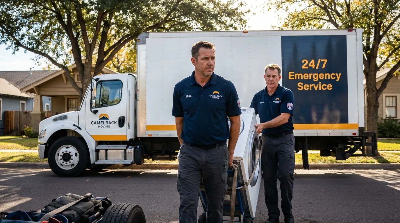 CamelBack Moving crew loading furniture in Dolan Springs, AZ